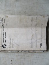 TRIUMPH SPITFIRE 1500     SPARE PARTS  MANUAL SEE DETAILS