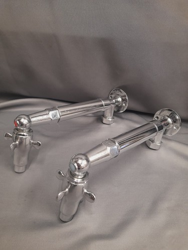 Wall mounted chrome retro - wall,