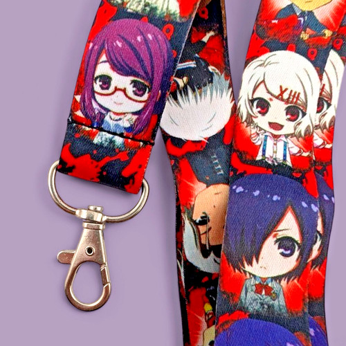 Kawaii tokyo ghoul lanyard - ghoul,