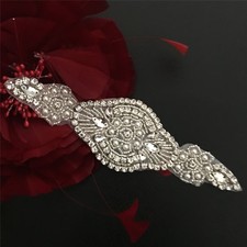 Rhinestone Bridal Dress Motif