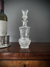 Antique Richardson Liqueur Glass Decanter | Thistle Pattern | Victorian c1890