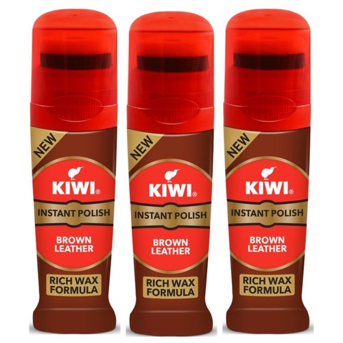 Kiwi instant polish for brown - kiwi,