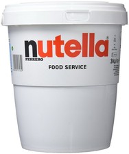 Ferrero Nutella Chocolate Hazelnut Spread with Cocoa Food Service Large Tub 3kg