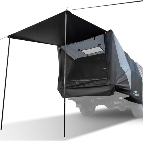 Truck tent with - truck,