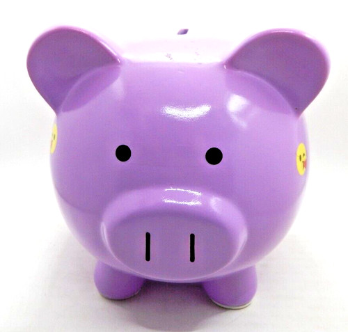 Piggy bank ceramic pottery - bank,