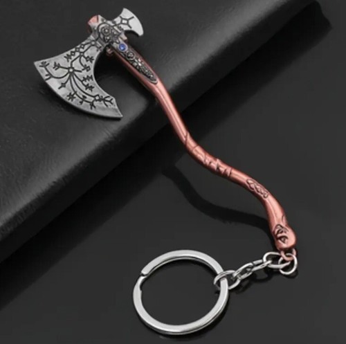 Viking axe shaped keyring - shaped,