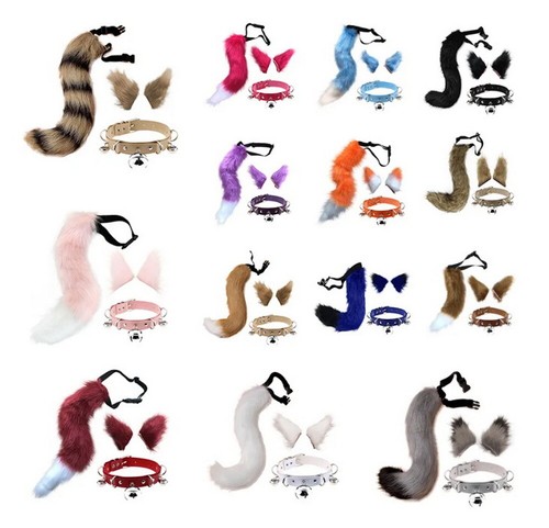 Faux fur cat ears - faux,