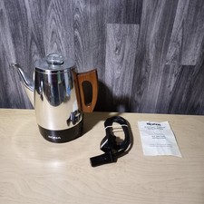 Sona PJ30 Vintage 70's Aluminium Coffee Percolator Maker - Excellent