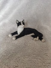 Small Black And White Cat Ornament, by The Leonardo Collection Cat 2003