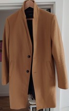 Zara Men's Wool Camel Coat