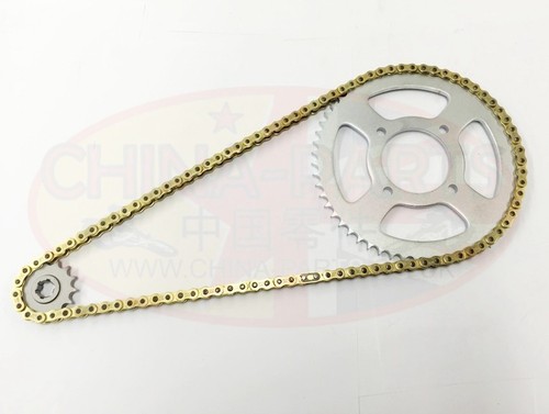 Chain and sprocket set - and,