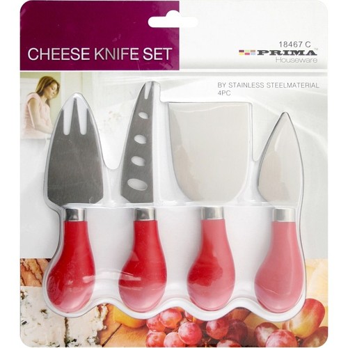 4pc cheese knife set fork - knife,