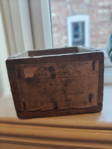 Morris cowley parts crate - morris,