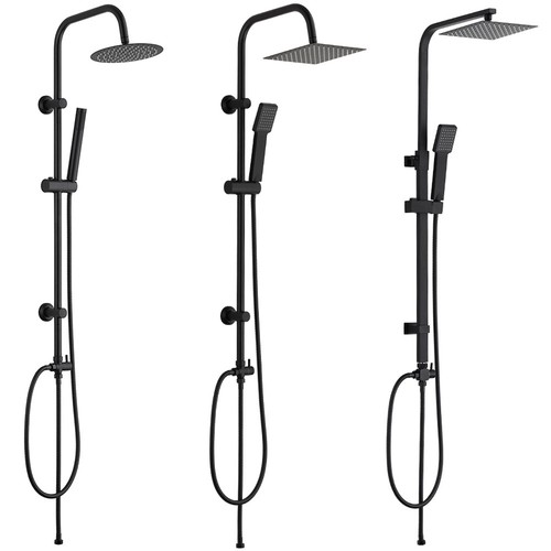 Matt black way rigid riser - black, 3