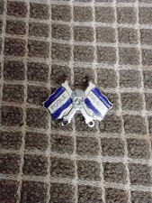 POOLE PIRATES  SPEEDWAY BADGE IN SILVER 