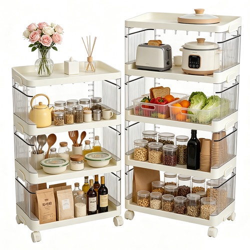 Storage cart with tier 4 - with, 3