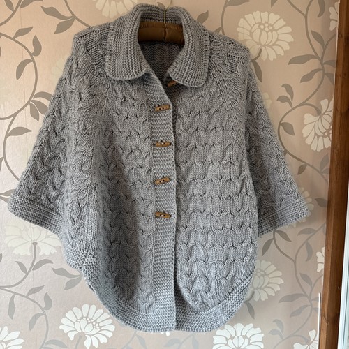 Handknit size wool mix - xl,