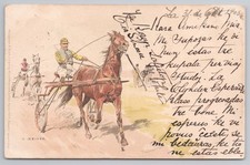 Harness Racing Trotting Horse