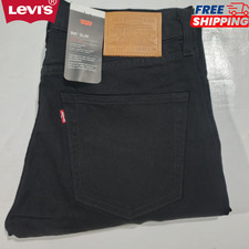 LEVI JET BLACK 511 MENS JEANS