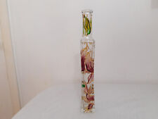 Handcrafted Thin Bottle Decorative Colourful Glass Single Flower Vase Bottle