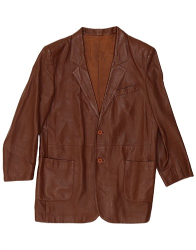 Vintage mens button leather - vintage,