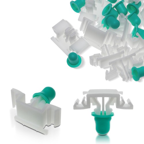 10p door fender moulding clips - fender,