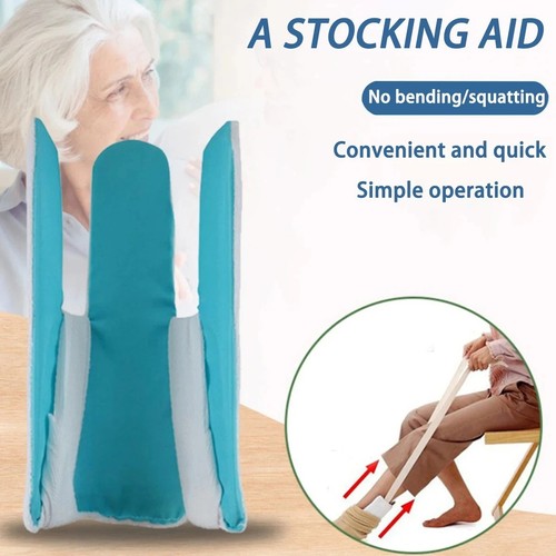 Sock aid device - sock, for