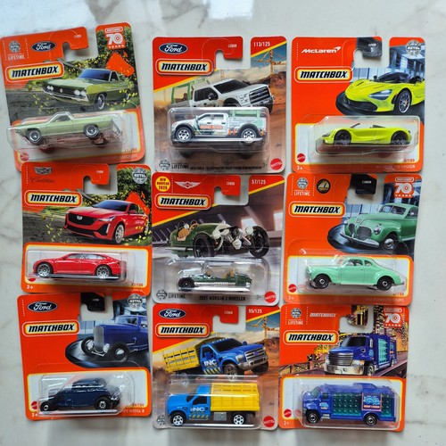 Matchbox car bundle - 9, cars