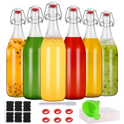 Swing top glass bottles - glass, 32