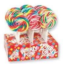 Adams & Brooks  Pack of 24 x 42g Whirly Pop 8cm Variety