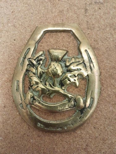 Vintage solid brass horse - solid,