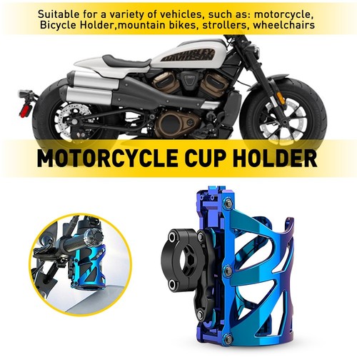 Motorcycle cup holder clamp - motorcycle,