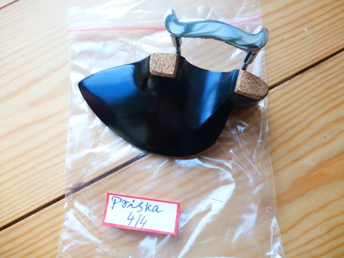 Ebony violin chin rest priska - ebony,