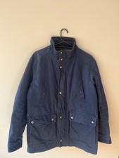 GANT Double Decker Jacket Coat Navy Nylon Dark Blue Size Men M