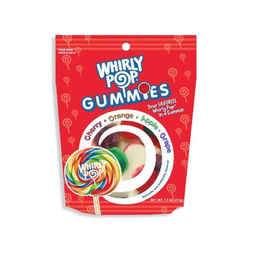 12x whirly pop gummies candy - whirly,