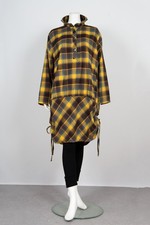 LA BASS CHECKED SHIRT DRESS