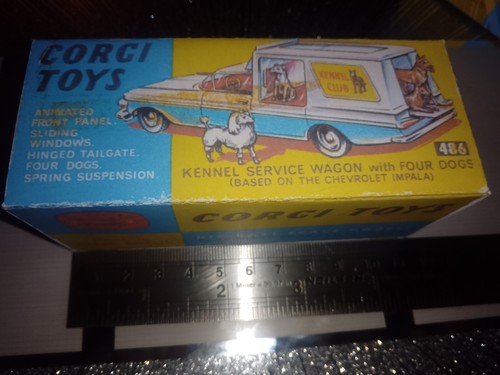 Corgi 486 impala kennel wagon - corgi,