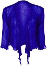 Womens Tie Up Open Front Shrug