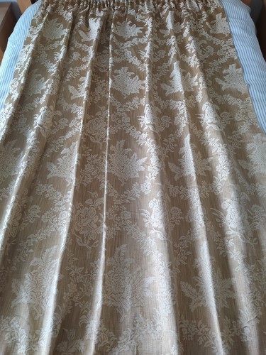 Cotton damask gold lined - m&s,