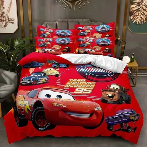 Cartoon cars bedding - cartoon,