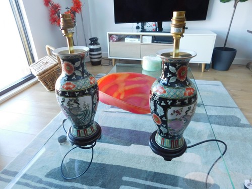Stunning pair chinese - chinese, lamps