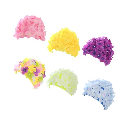 Flower swim cap - swim,