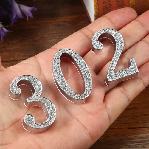 1pc metal house number - 1pc,