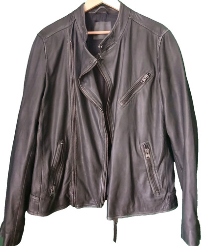 All saints mast leather jacket - mast,