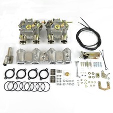 Genuine Weber Twin 40 DCOE carb kit manifold with water jacket for BMW 2002 M10