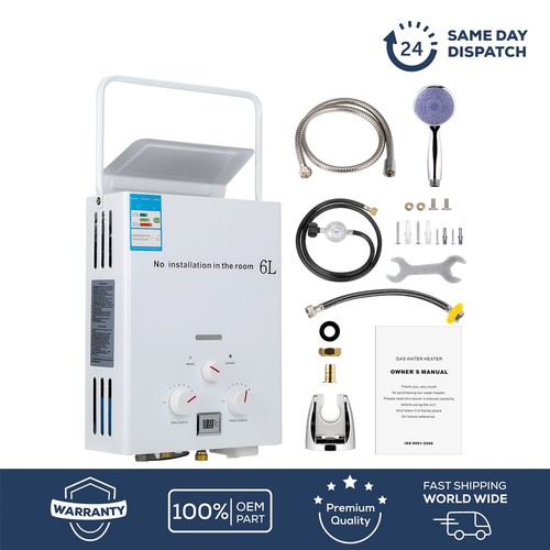 Portable lpg hot water - 6l,