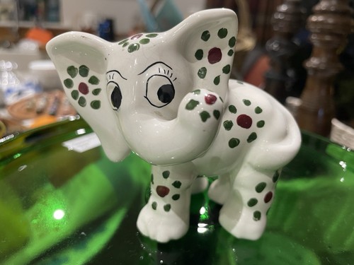 Holkham pottery elephant - pottery,
