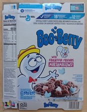 Empty BOO BERRY Monster Cereal Box 2024 General Mills Halloween B9