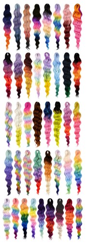 Anna wave braiding hair glitch - anna,