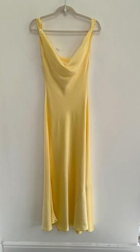 Zara maxi dress - maxi, lemon